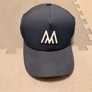 Mizzen + Main M Logo Snap Nylon Dad Hat Navy